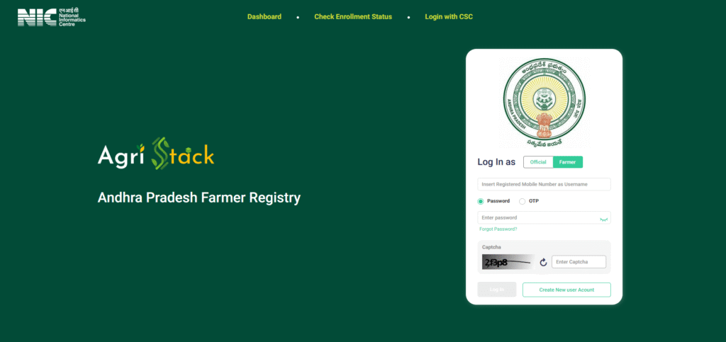 AgriStake Registration rvprasadtech