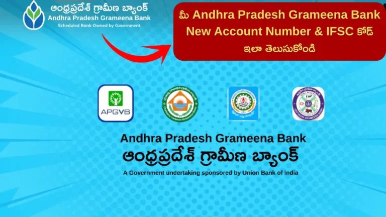 Andhra Pradesh Grameena Bank new account number and IFSC code online in Telugu