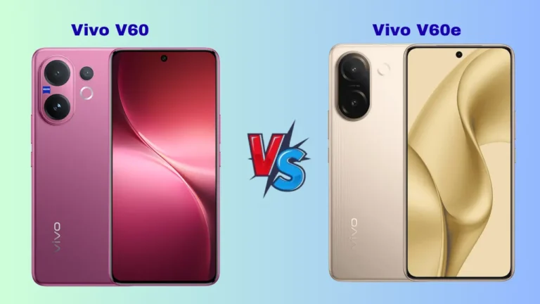 Vivo V60e vs Vivo V60